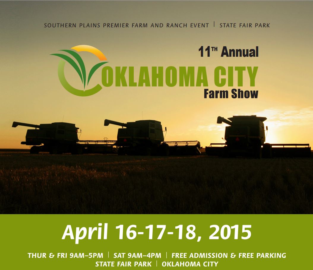Cartel de Oklahoma City Farm Show 2015