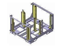 Contenedor de columnas para estación automática